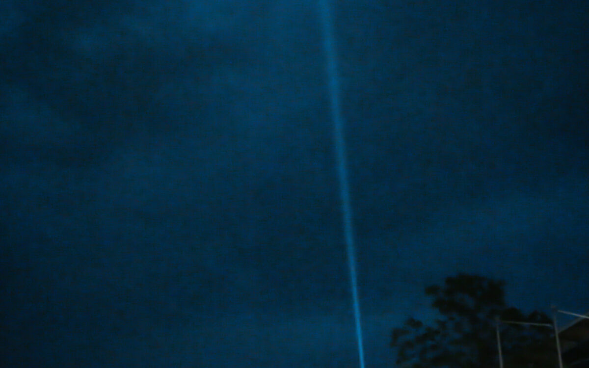 Lichtkegel in Wuerzburg Lichtkegel in Wuerzburg